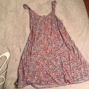 Strappy flower patterned dress